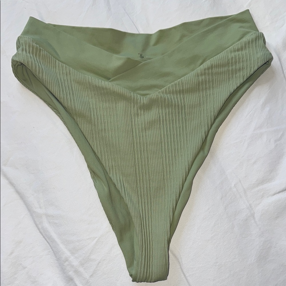 L*space green ribbed Women's Swim Bottom